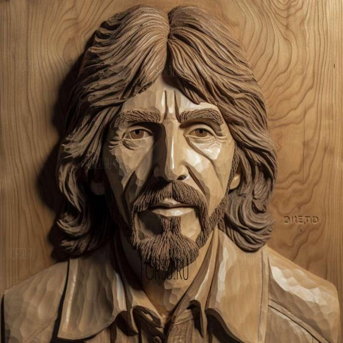 George Harrison 4 stl model for CNC